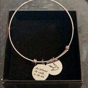 Motivational Bracelet - She Believed She Could